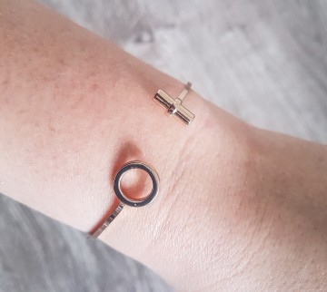 bangle armband rose goud