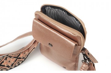 Rose gold telefoontasje schoudertasje groet 2