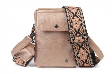 Rose gold telefoontasje schoudertasje groet